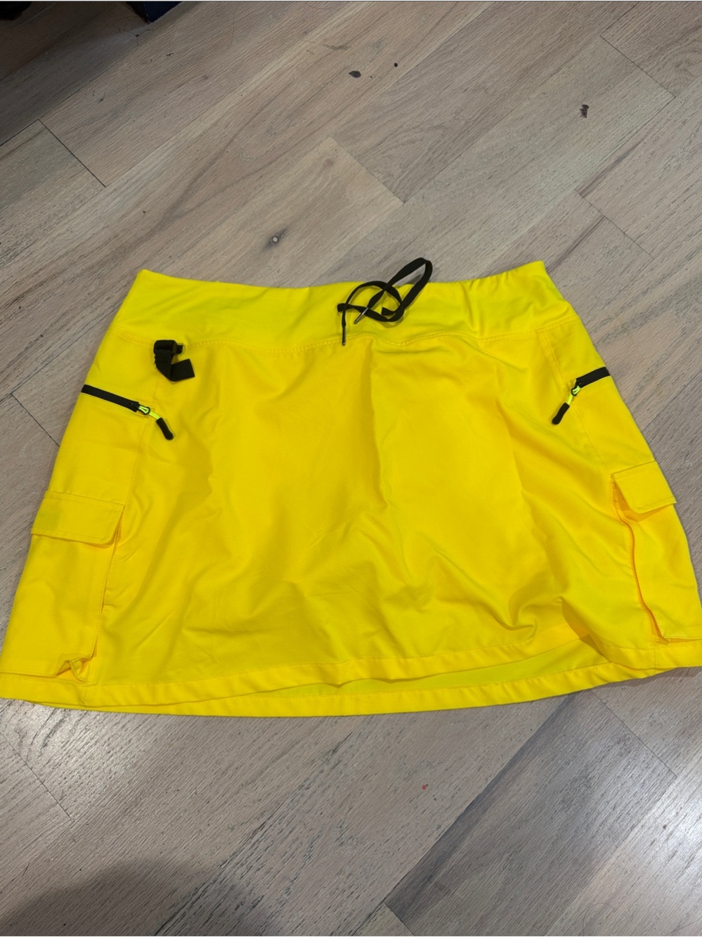 Amazon Yellow Women's Active Skort with Black Accents